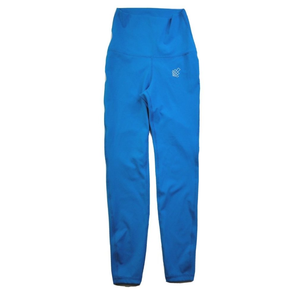 Jed North Women's XS Bright Blue Performance Leggings Wicking Chinlon Smooth